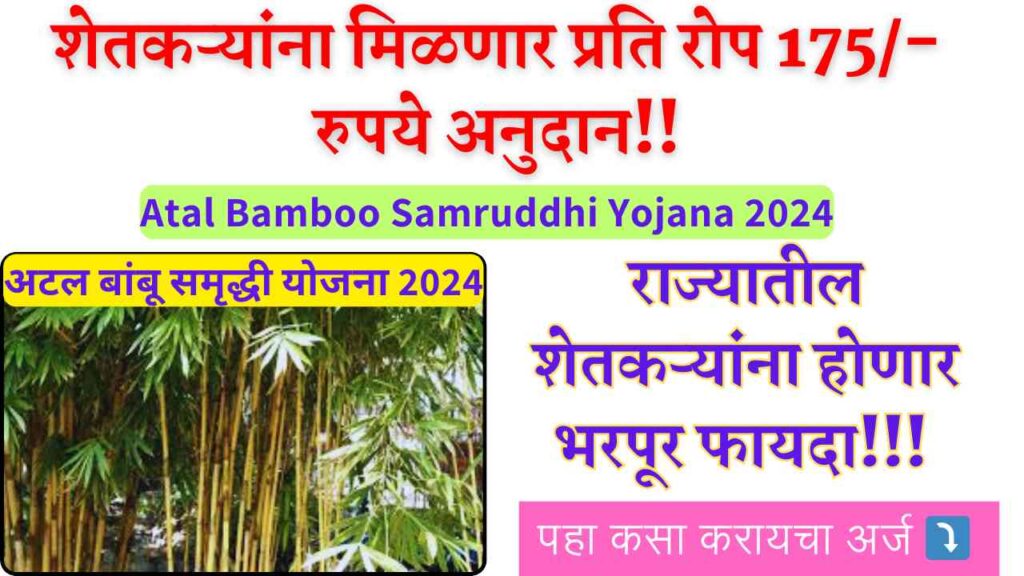 Atal Bamboo Samruddhi Yojana 2024