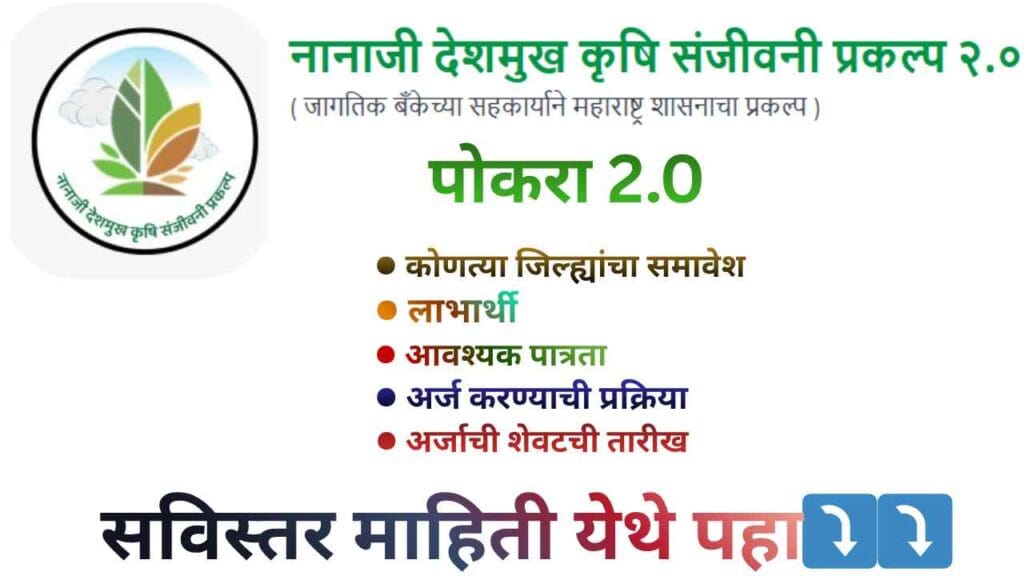 Nanaji Deshmukh Krishi Sanjivani Project 2.0 (Pocra 2.0)