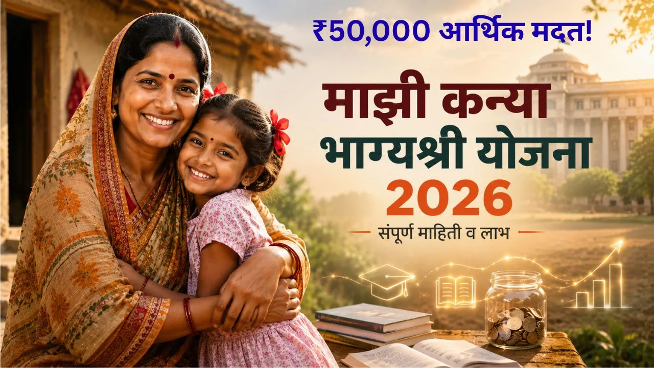 Majhi Kanya Bhagyashree Yojana 2026 Maharashtra government scheme for girl child education financial support mother and daughter