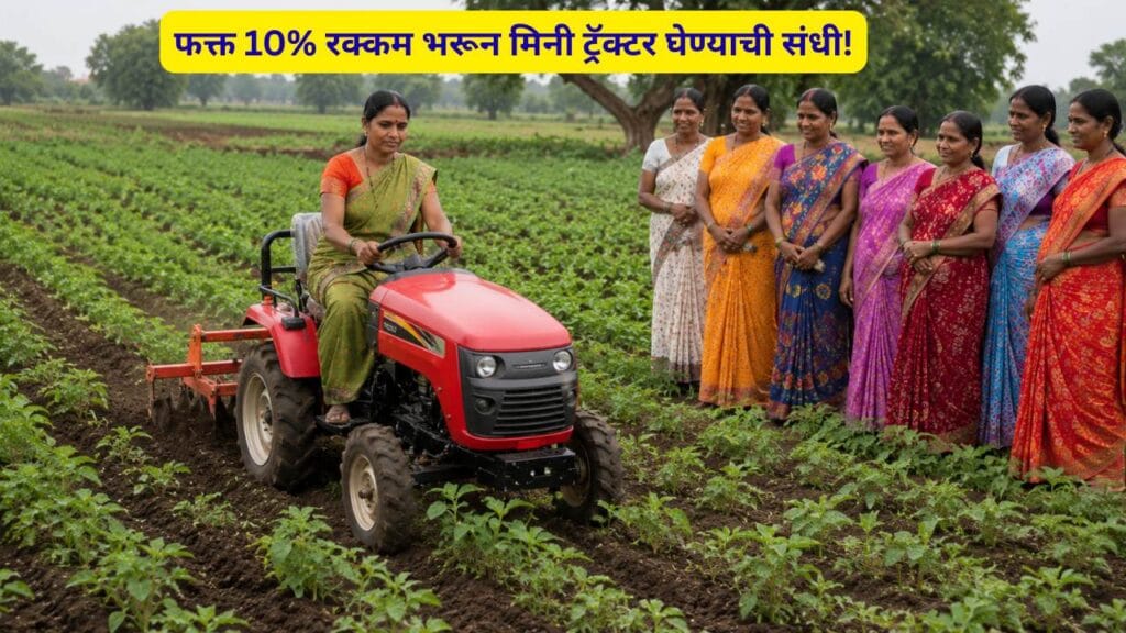 Mini Tractor Anudan Yojana 2026 mini tractor working in Maharashtra farm